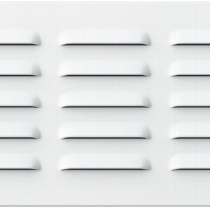 OPZ 260x140 do potrubia 220x90 Biela mriežka s rámčekom