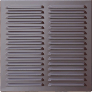 OPZ 400x400 Hnedá Hliníková mriežka