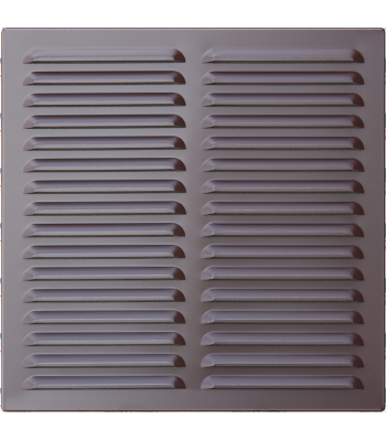 OPZ 400x400 Hnedá Hliníková mriežka