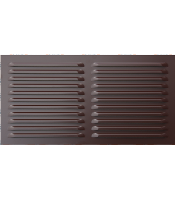 OPZ 500x260 Hnedá Hliníková mriežka