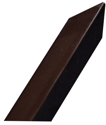 Ochranná rohová lišta hliník-farba Hnedá výška1