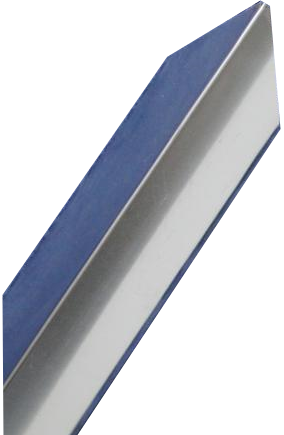 Ochranná rohová lišta hliník-farba prírodný brúsený hliník výška1m/45mm/45mm
