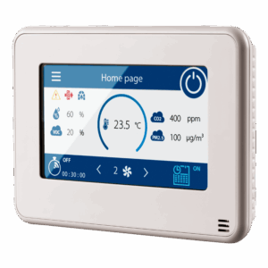 Ovládací panel BLAUBERG S25 so senzorovým displejom  pre Jednotky BLAUBERG bez riadiacej jednotky