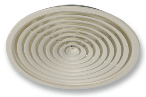 PRN - 250mm - Koncentrický kruhový stropný anemostat