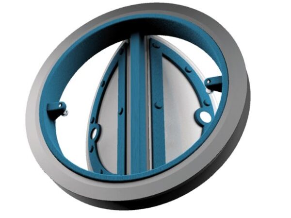 Pachotesná spätná klapka KPK2-150mm-vhodná pre digestory a radiálne ventilátory