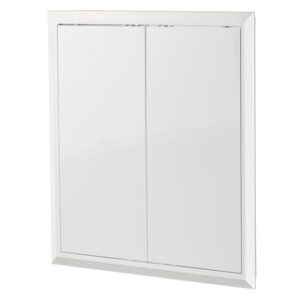 Plastové revízne dvierka biele D2 300x300