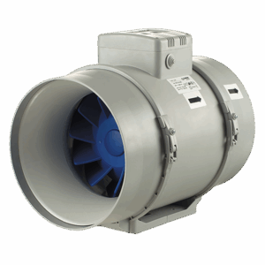 Poloradiálne potrubné ventilátory Blauberg Turbo 200 priemer 200mm-dvojrýchlostný výkon:805-1080m3/h napätie 230V