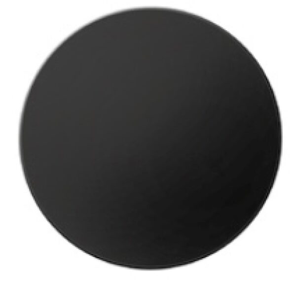 Predný náhradný panel pre radiálny ventilátor do stropu VENTS HBF 250 ROUND čierný matný okrúhly