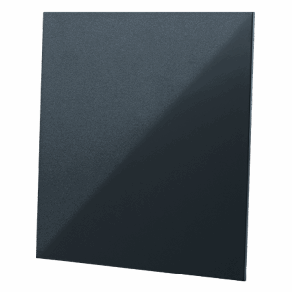 Predný panel Blauberg 180 Plan Cosmos Black Plast-vhodný aj na VENTS SOLID a VENTS BASE