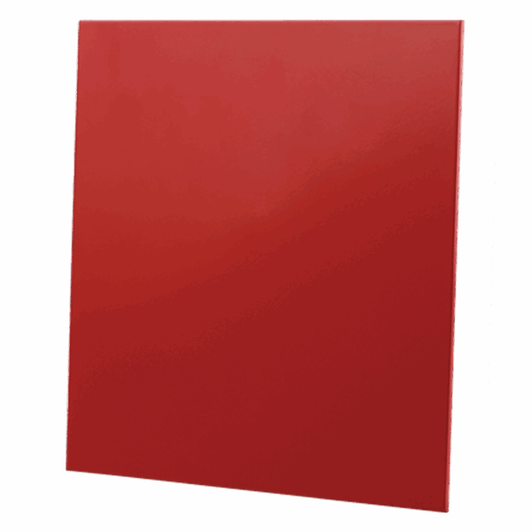 Predný panel Blauberg PLAN 180 DP GLASS RED-sklo-vhodný len pre Blauberg Omega  a VENTS SOLID a VENTS BASE
