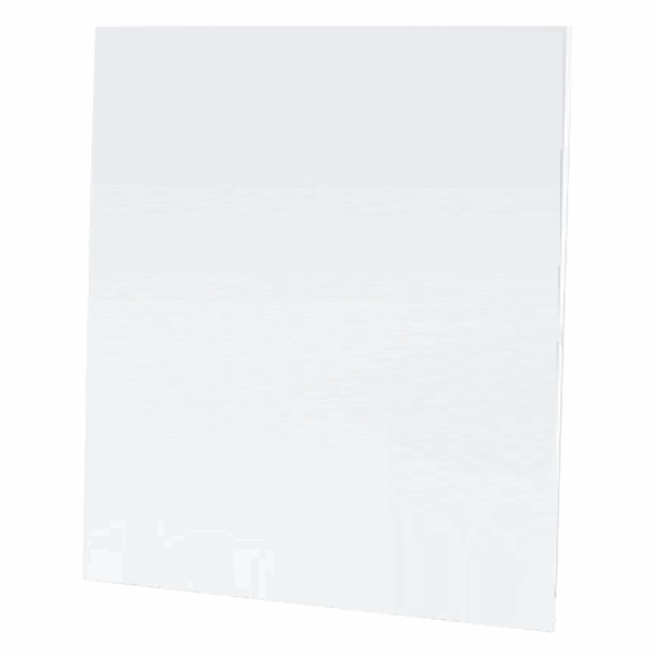 Predný panel Blauberg PLAN 180 DP GLASS White BIELE sklo-vhodný len pre Blauberg Omega  a VENTS SOLID a VENTS BASE