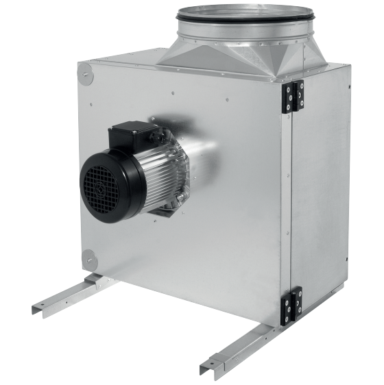 Priemyselný radiálny ventilátor KCF-N 250 E2 - priemer napojenia 250mm výkon 2490 m3/h