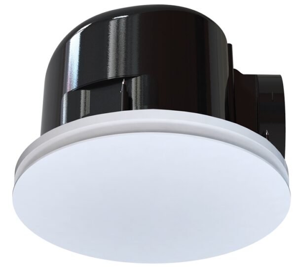 Radiálny ventilátor do stropu VENTS HBF  Round 250TH guľatá-časový dobeh+parový senzor