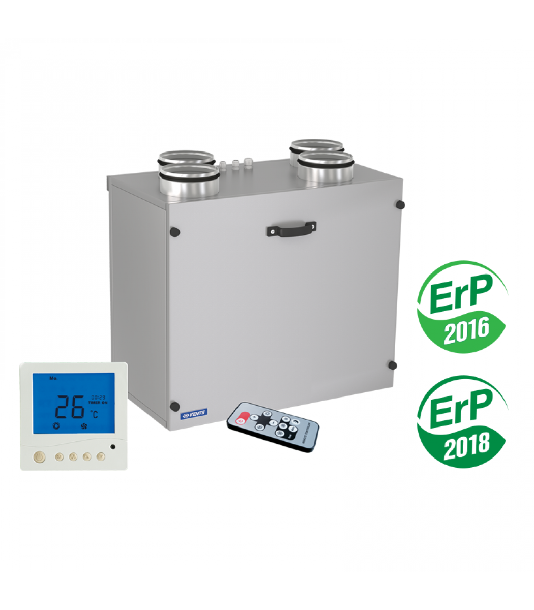 Rekuperácia VENTS VUT 300-2 E2V EC 300m3 s 2 násobným ohrevom Rekuperácia VENTS VUT 300-2 E2V EC 300m3 s 2 násobným ohrevom