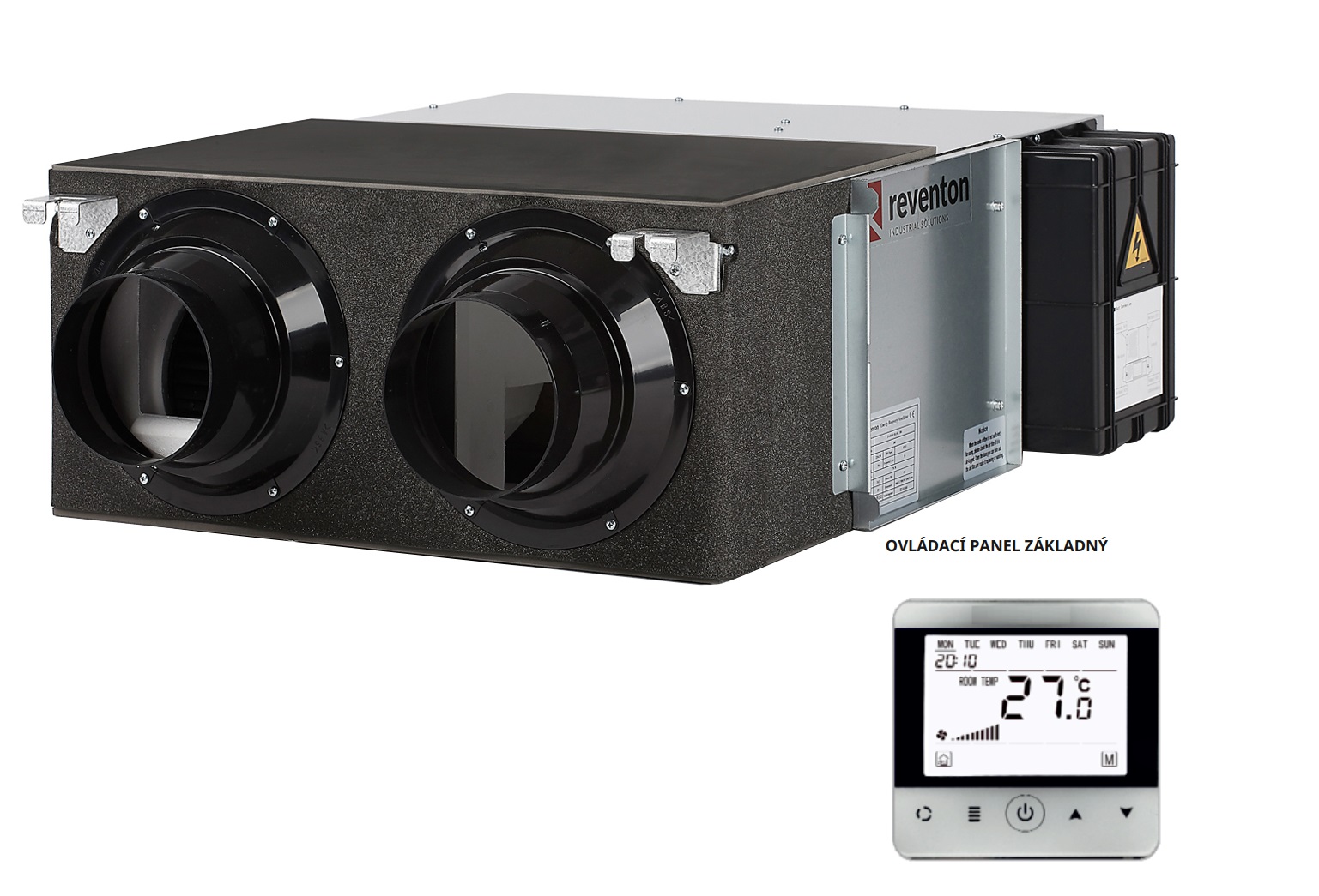 Rekuperačná jednotka entalpická INSPIRO BASIC 200 s manuálnym bypassom Rekuperačná jednotka entalpická INSPIRO BASIC 200 s manuálnym bypassom