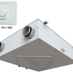 Rekuperátor VENTS VUE 300 P3 A3 Entalpická výkon 340m3/h trojrýchlostný