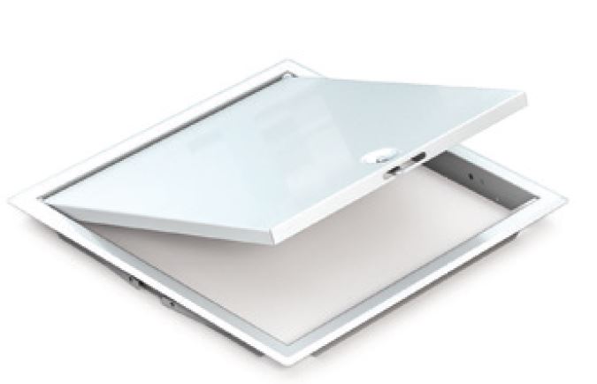 Revizne-dvierka-kovove-biele-H-300x300mm-zatvaranie-stvorhranplastovy-klucik-2