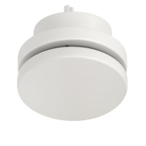 SVA 80mm (RAL 9016) - Tanierový ventil kovový - prívodný/odvodný