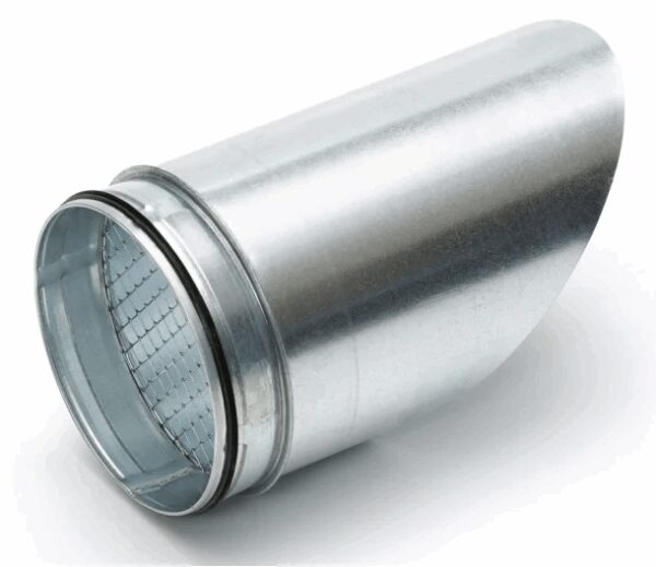 UT • 45°- ukončovacia mriežka - 80mm s gumovým tesnením