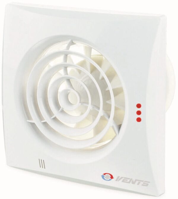 Ventilátor VENTS 100 Quiet Duo-dvojrýchlostné-zapínanie a vypínanie vypínačom na svetlo