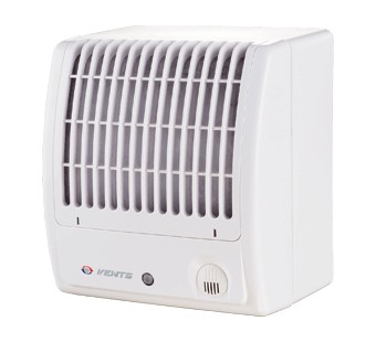 Ventilátor VENTS 100CF-radiálny ventilátor-zapínanie a vypínanie vypínačom na svetlo