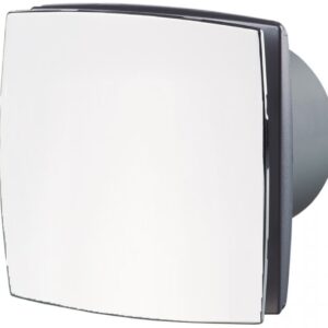 Ventilátor VENTS 100LDTL TURBO Predný panel chróm lesklý +časový dobeh+gulôčkové ložisko-zvýšený výkon-vhodná do stropu