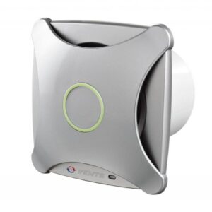 Ventilátor Vents 100XT alu-hliníková farba+časový dobeh