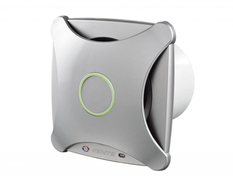 Ventilátor Vents 100XT alu-hliníková farba+časový dobeh Ventilátor Vents 100XT alu-hliníková farba+časový dobeh