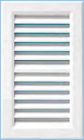 Vetracia mriežka 100x200mm so sieťkou Vetracia mriežka 100x200mm so sieťkou