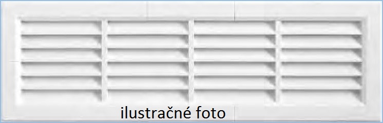 Vetracia mriežka 1100x100mm so sieťkou Vetracia mriežka 1100x100mm so sieťkou