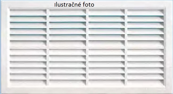 Vetracia mriežka 1300x200mm so sieťkou Vetracia mriežka 1300x200mm so sieťkou