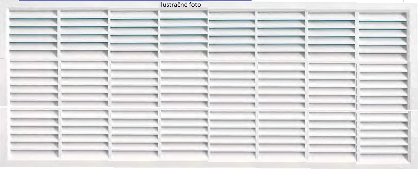 Vetracia mriežka 1300x300mm bez sieťky Vetracia mriežka 1300x300mm bez sieťky