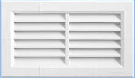 Vetracia mriežka 200x100mm so sieťkou Vetracia mriežka 200x100mm so sieťkou