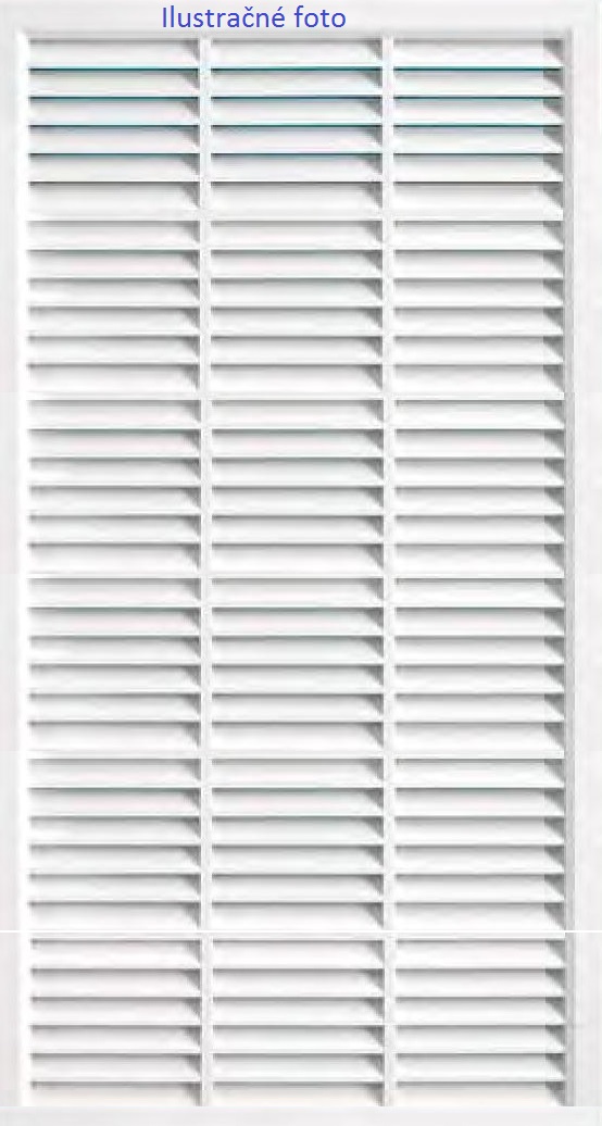 Vetracia mriežka 300x1000mm so sieťkou