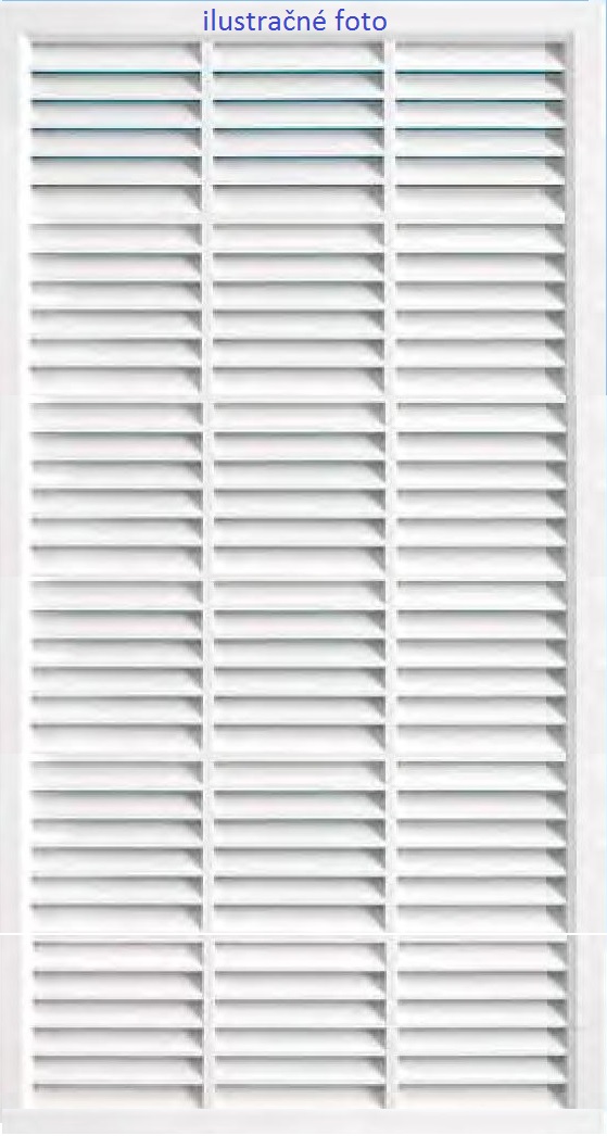 Vetracia mriežka 400x1100mm bez sieťky