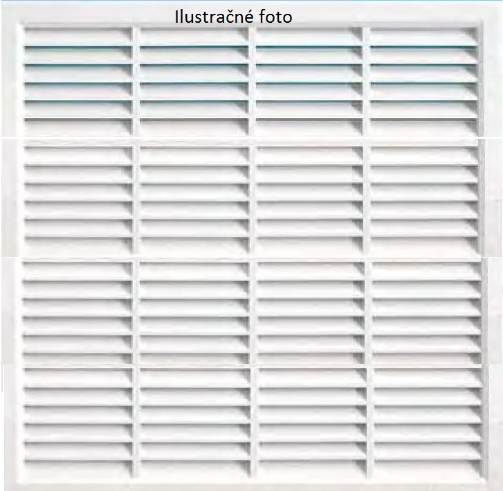 Vetracia mriežka 400x400mm bez sieťky Vetracia mriežka 400x400mm bez sieťky