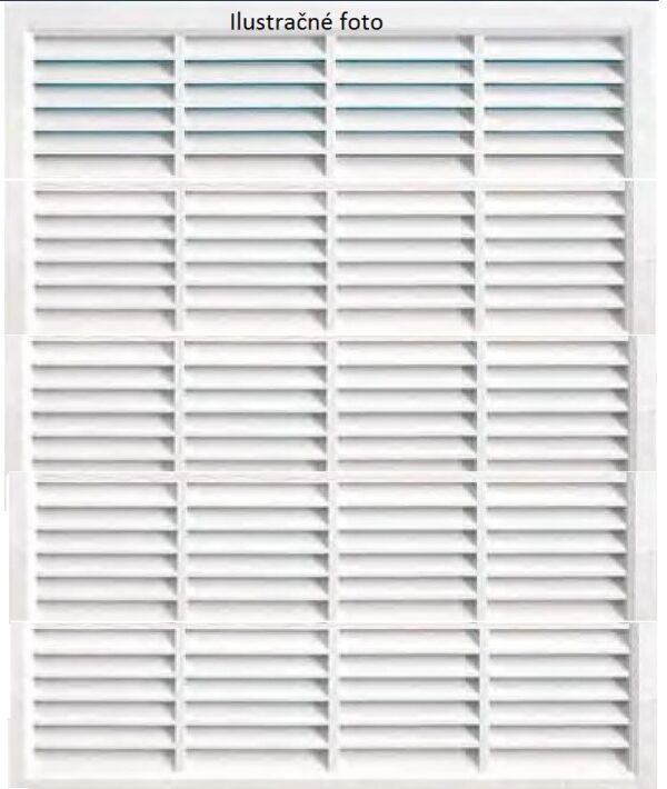 Vetracia mriežka 400x500mm bez sieťky