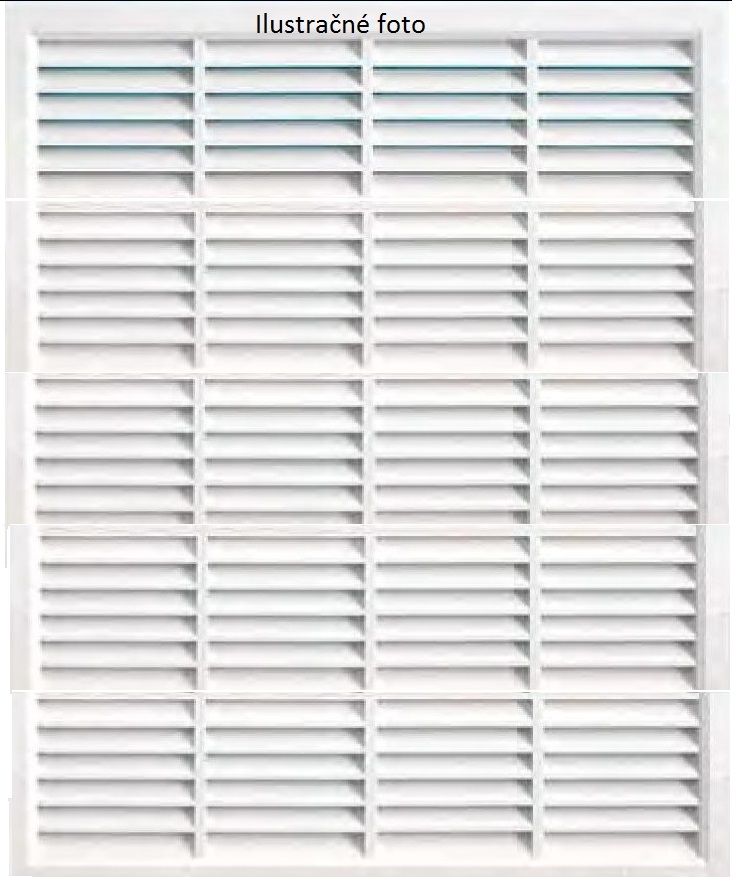 Vetracia mriežka 400x500mm bez sieťky Vetracia mriežka 400x500mm bez sieťky