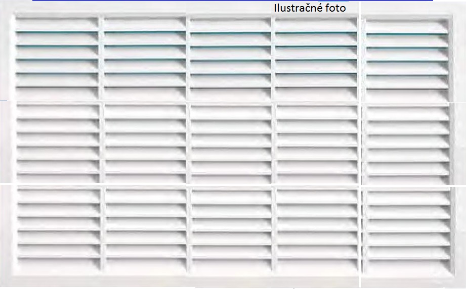 Vetracia mriežka 500x300mm bez sieťky Vetracia mriežka 500x300mm bez sieťky