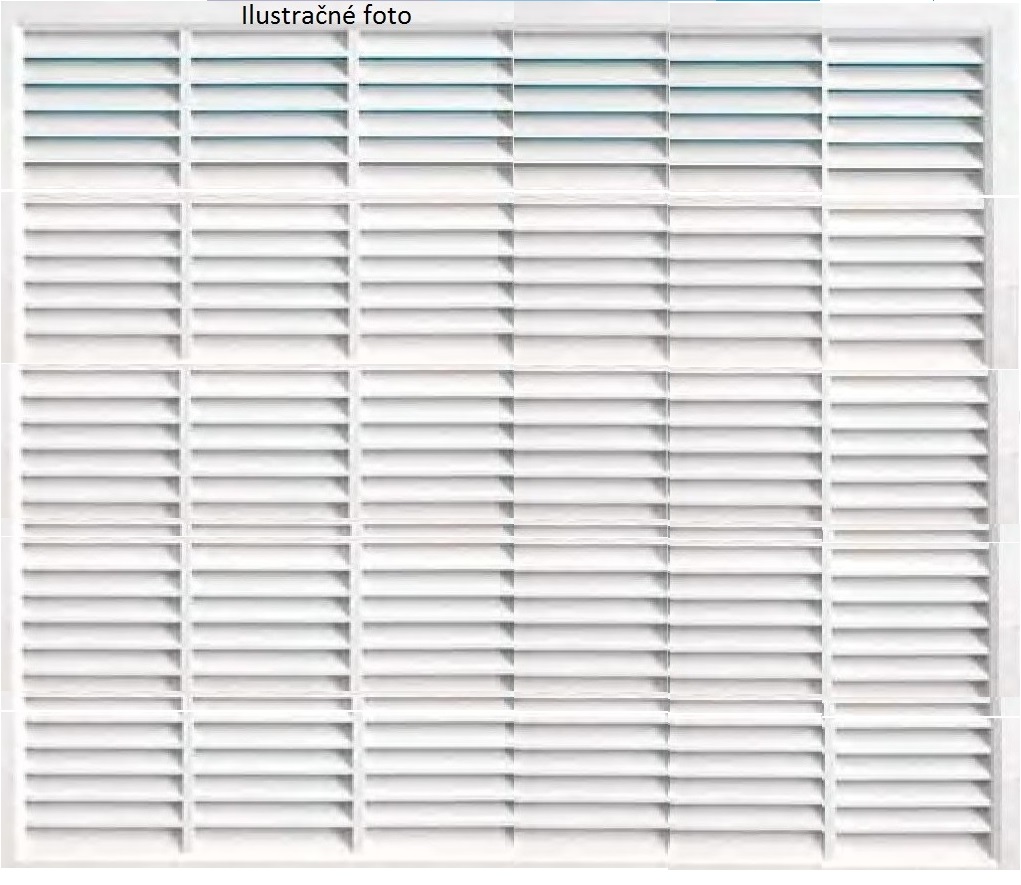 Vetracia mriežka 500x600mm so sieťkou Vetracia mriežka 500x600mm so sieťkou