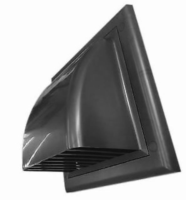 Vetracia mriežka  GRAFIT KO-150-30-bez sieťky proti hmyzu a prírubou 150mm+spätná klapka