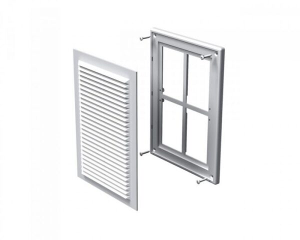 Vetracia mriežka MV125S-so sieťkou proti hmyzu