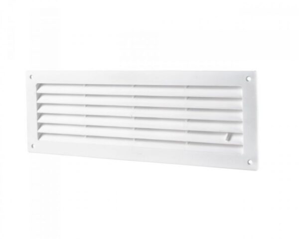 Vetracia mriežka do dverí biela so zatváraním MV350R Biela