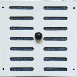 Vetracia mriežka uzatvárateľná MU 190x190mm BIELA