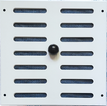 Vetracia mriežka uzatvárateľná MU 190x190mm BIELA