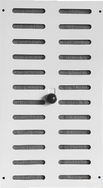 Vetracia mriežka uzatvárateľná MU 190x340mm BIELA