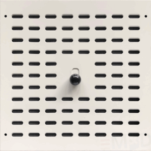 Vetracia mriežka uzatvárateľná MU 300x300mm BIELA