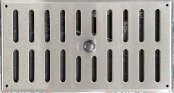 Vetracia mriežka uzatvárateľná MU 500x140mm NEREZ brúsený