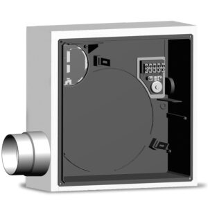 Vortice QE-B I K90 R 2L - Protipožiarna skrinka pre zapustenú montáž