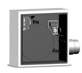 Vortice QE-B I K90 R 2R - Protipožiarna skrinka pre zapustenú montáž